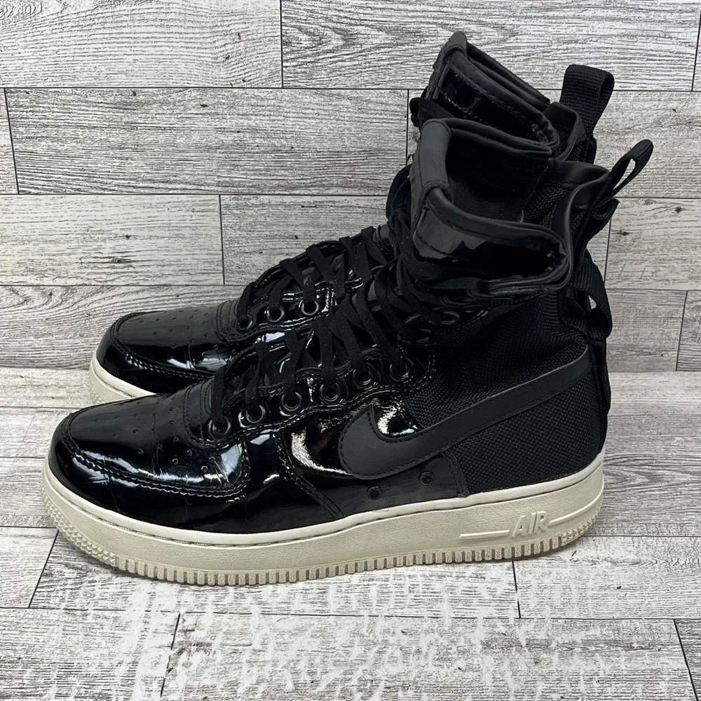 Nike SF Air Force 1 High Ruby Rose Black Boots AJ0963-001‎ Women Size 7